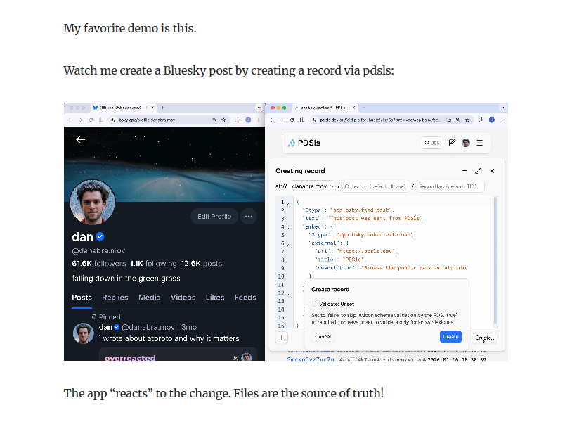 A screenshot of the blog post